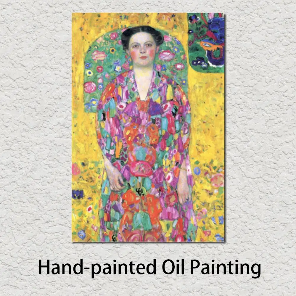 High Quality Oil Painting Portrait of Eugenia M Primavesi Gustav Klimt