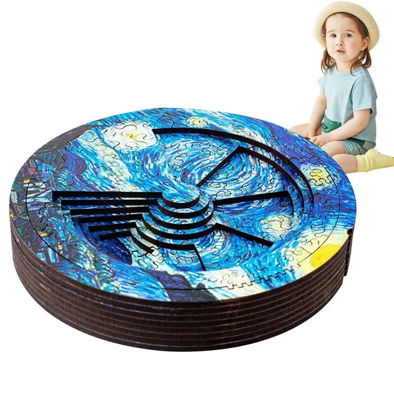 

Famous Jigsaw Puzzle 255 Piece 3D Art Painting Puzzles 7 Layers Novelty Puzzles For Teens 14 Years Old And Up Home Decor