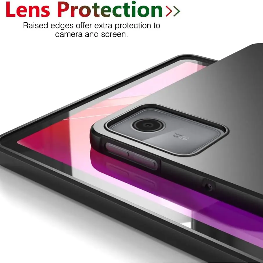 Black Soft TPU Silicone Shockproof Protective Tablet Case