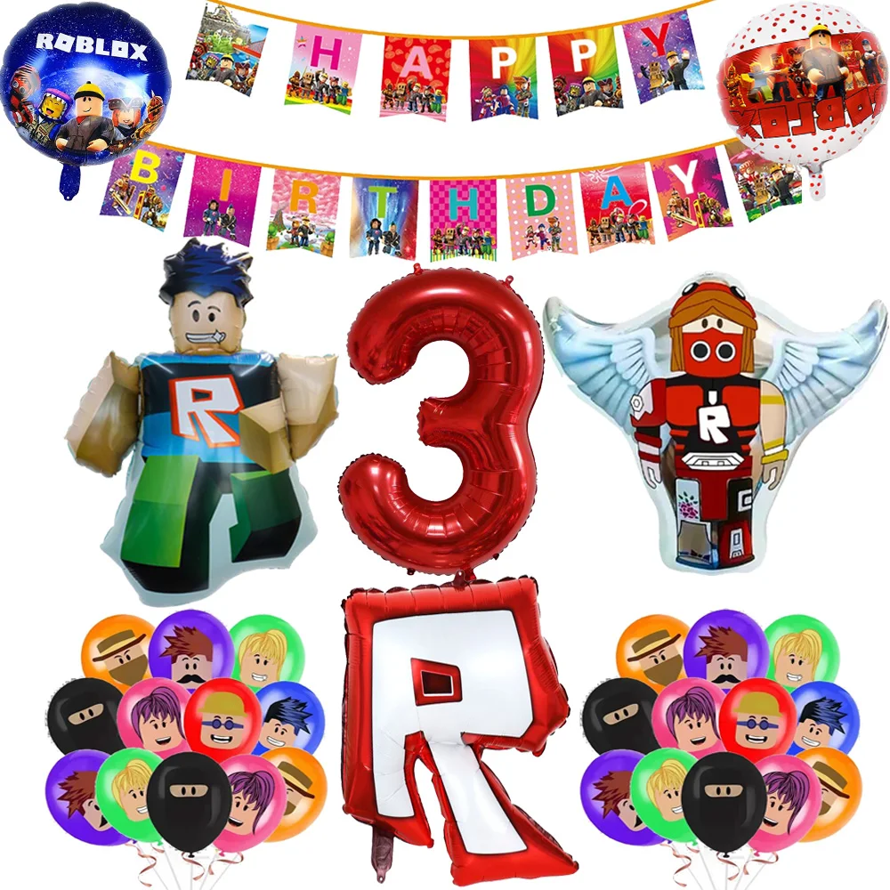 62Pcs Ensemble Vaisselle Fête Roblox Vaisselle Fournitures Thèmes