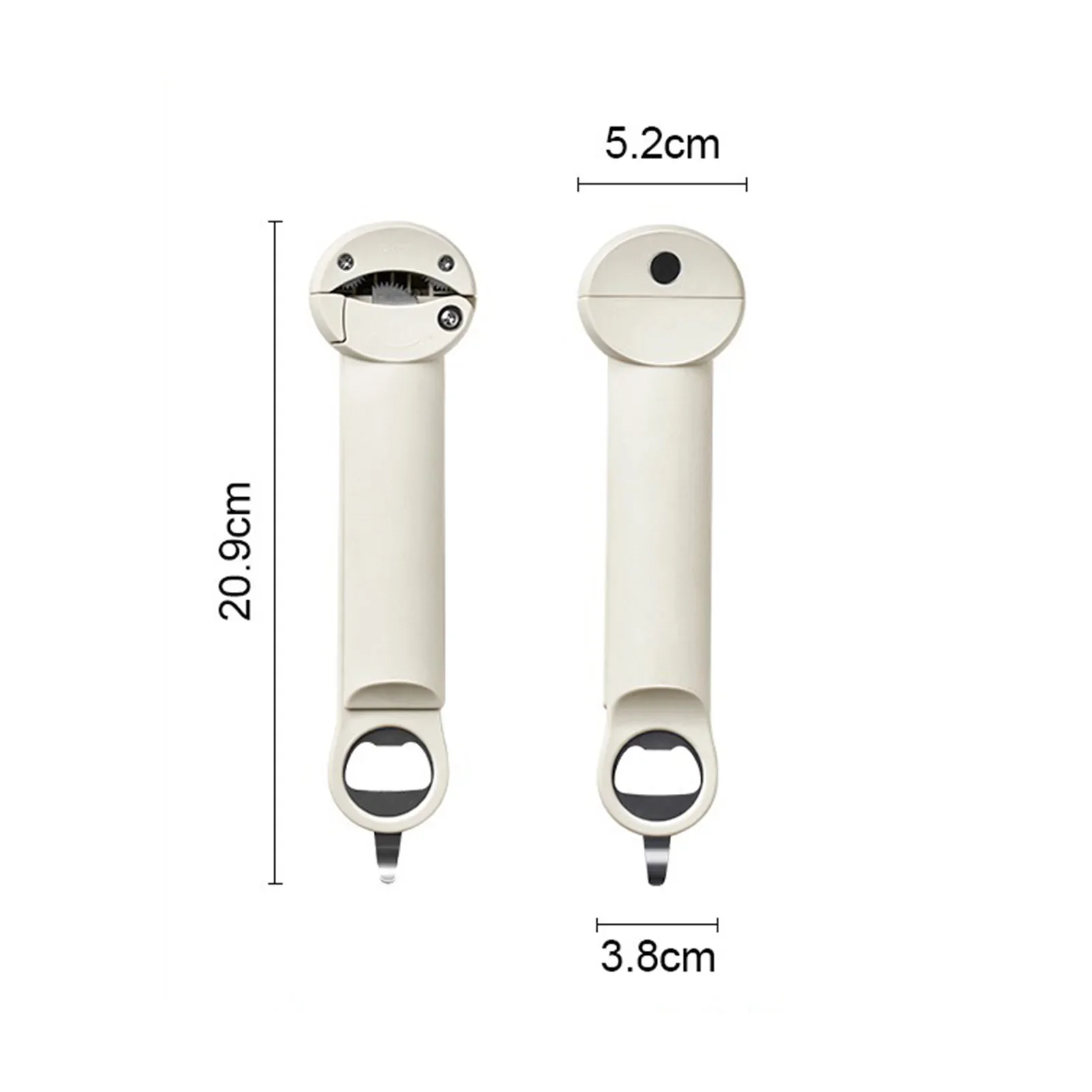 Multifunctional Retractable Bottle Opener Stainless Steel