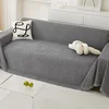 Solid Color Waterproof Sofa Towel Chenille Four Seasons Universal Sofa Cover All-inclusive Universal Simple Sofa Blanket 4