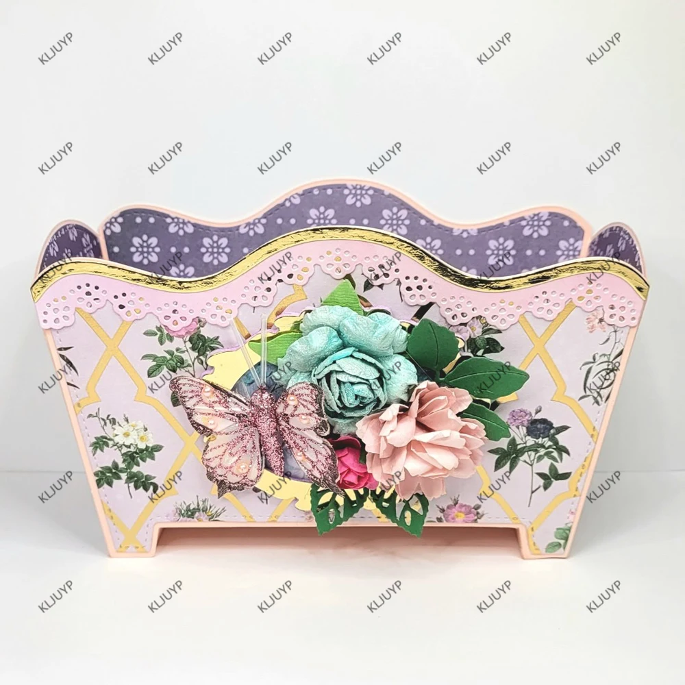 KLJUYP 3D 소파 트레이 금속 커팅 다이 스텐실 DIY 스크랩북/앨범 장..