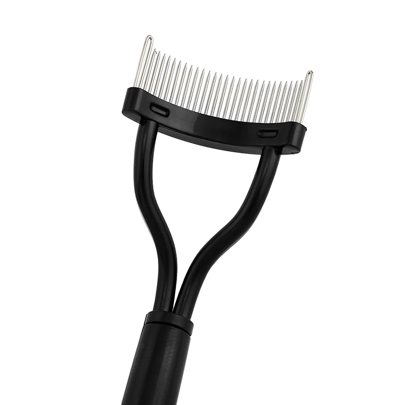 Eyelash Beauty Collapsible Separator Portable Eyelashes Brush Comb Mascara Curl Eye Lash Stainless Steel Combing Tools Eyelash Accessories
