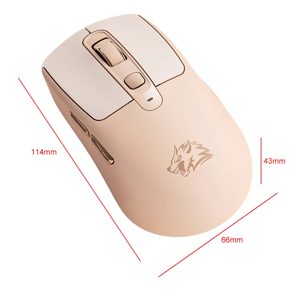 블루투스 호환 마우스 BT 5.0/4.0 + 2.4Ghz 1200-4000 DPI 광학 마우스(USB 수신기 포함) 노트북 PC 컴퓨터용 무음 마우스
