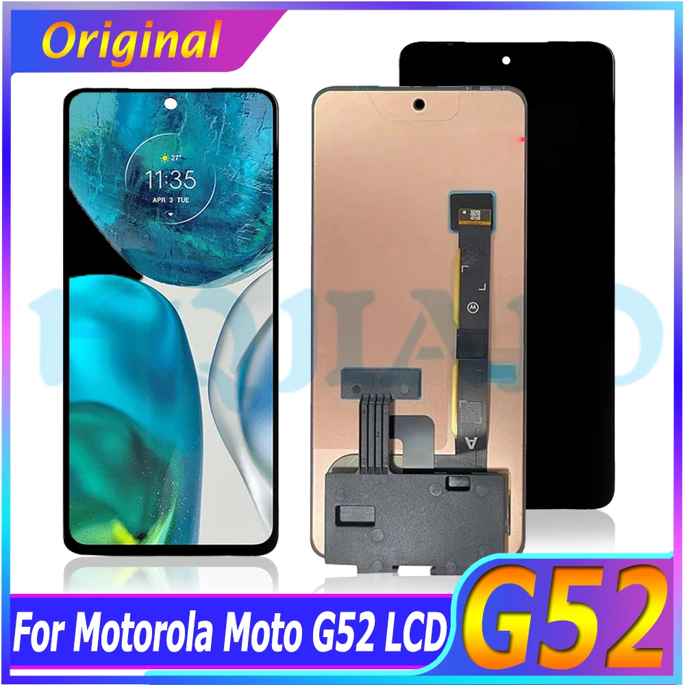 6-6-Original-AMOLED-For-Motorola-Moto-G52-LCD-Display-Screen-Sensor ...