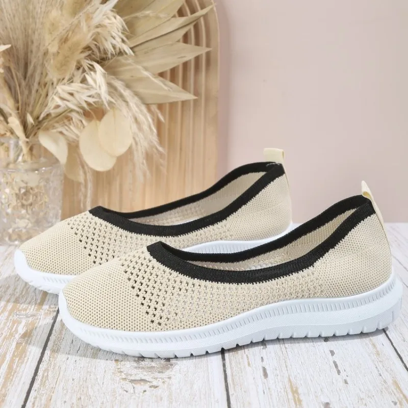 

Женская летняя обувь, комфортные женские сетчатые дышащие кроссовки, женские повседневные спортивные туфли, женские лоферы на плоской подошве