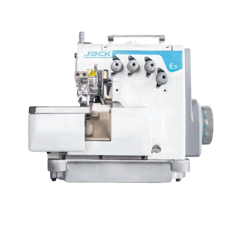 

JACK E3 Energy-saving high-speed industrial overlock sewing machine.