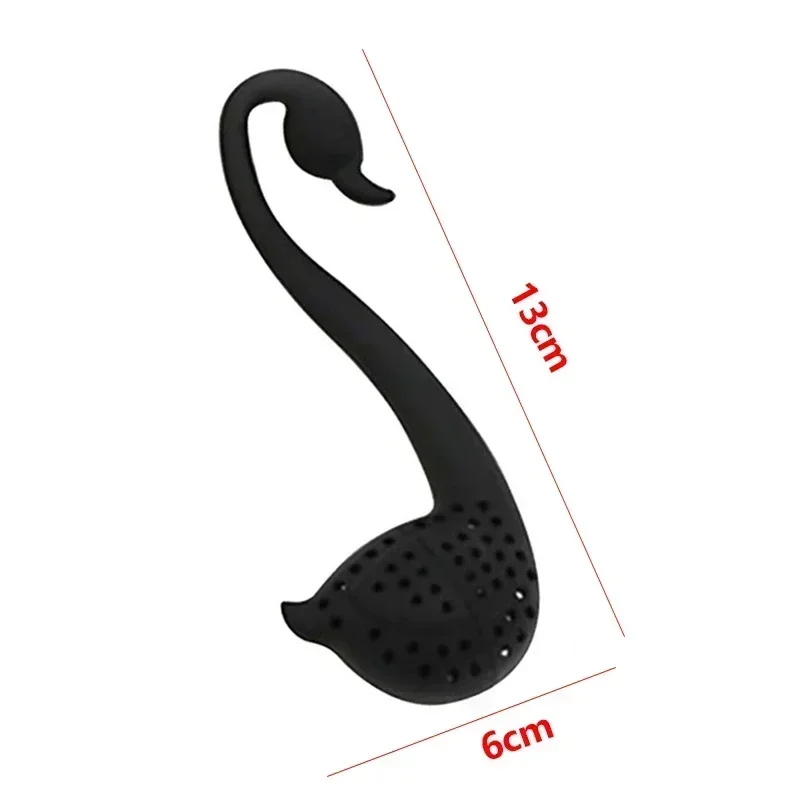 Cute Plastic Swan Shape Tea Infuser Reusable Portable Elegant Swan Tea Strainers Teaware Bar Tool Kitchen Accessories Home Decor