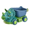 Summer Seaside Beach Toy Engineering Car Set Baby Beach Game Toy Dinosaur Beach Car Digging Sand Shovel Toy Tool Baby Bath To 4