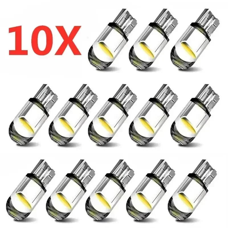 White LED Car Dome Light Bulbs 12V T10 W5W Canbus