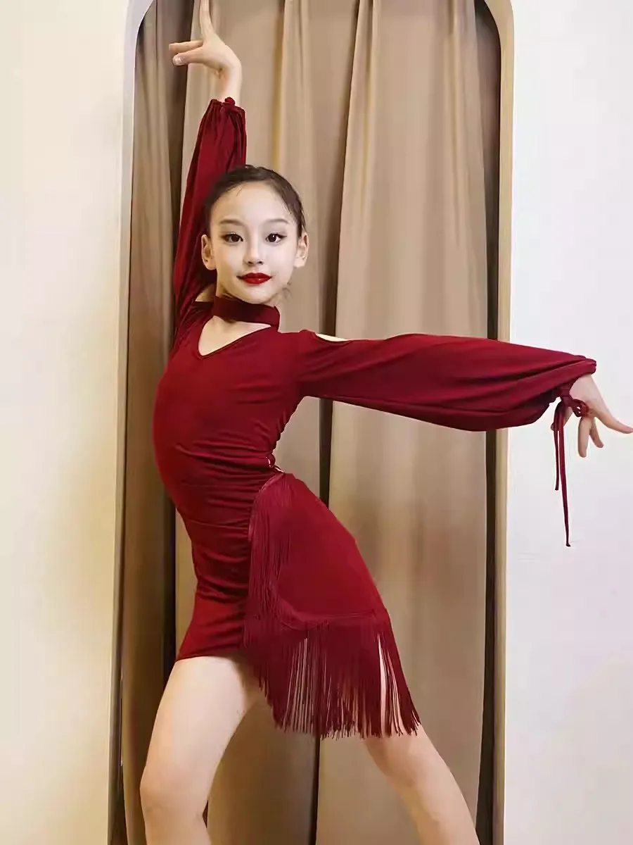 2024 Autumn/Winter New Latin Dance Dress, Children's Practice Dress, Girls' High End Sensation Performance Dance Dress - AliExpress 200000532 2024 Autumn/Winter New Latin Dance Dress, Children's Practice Dress, Girls' High End Sensation Performance Dance Dress - AliExpress 200000532