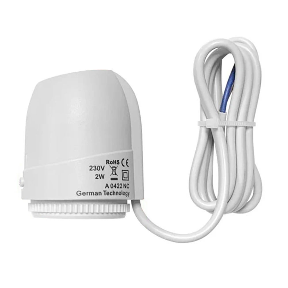 

TRV Electric Thermal Actuator Radiator For Underfloor Heating Normal Close AC 230V 2W Underfloor Heating Thermostat Home Supply