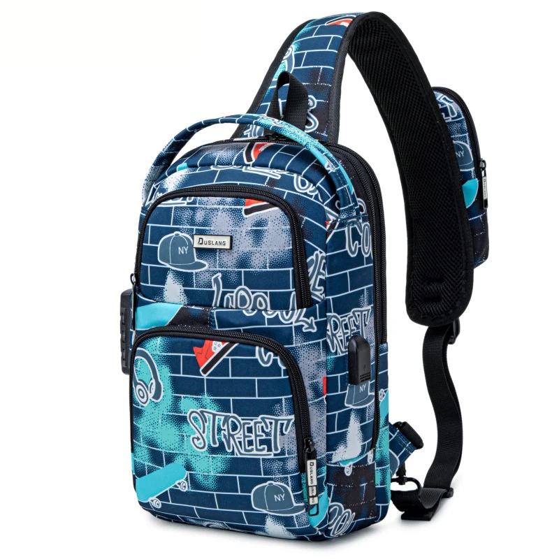 High-end Sports Bag Bag Multi-functional Waterproof Men's Backpack Trendy Travel Backpack Men's Casual Computer Bag