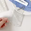 Transparent butterfly three inch hard card cover student meal card bus card pendant card package star card brick 5