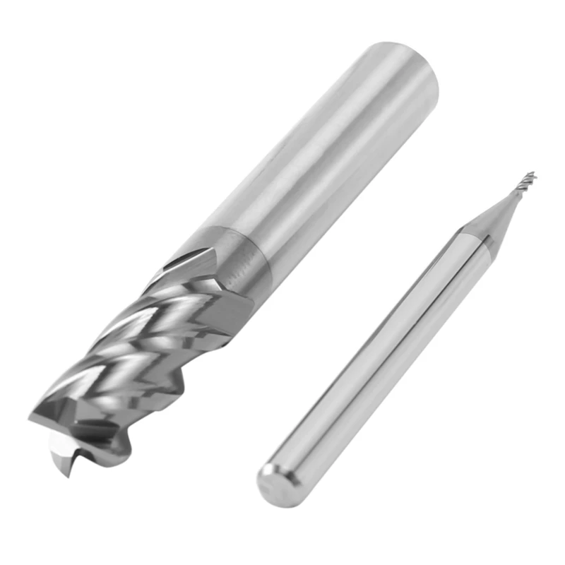 

120Pcs 4 Flutes End Mills Set For Steels Square CNC Carbide Milling Cutter Spiral Router Bits Dia(1 2 3 4 6 8Mm)