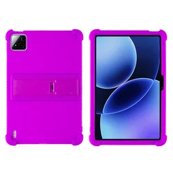 Children's Soft Silicone Stand Case for 11.2 - Inch Tablets - Durable, Protective, and Adjustable (PURPLE)