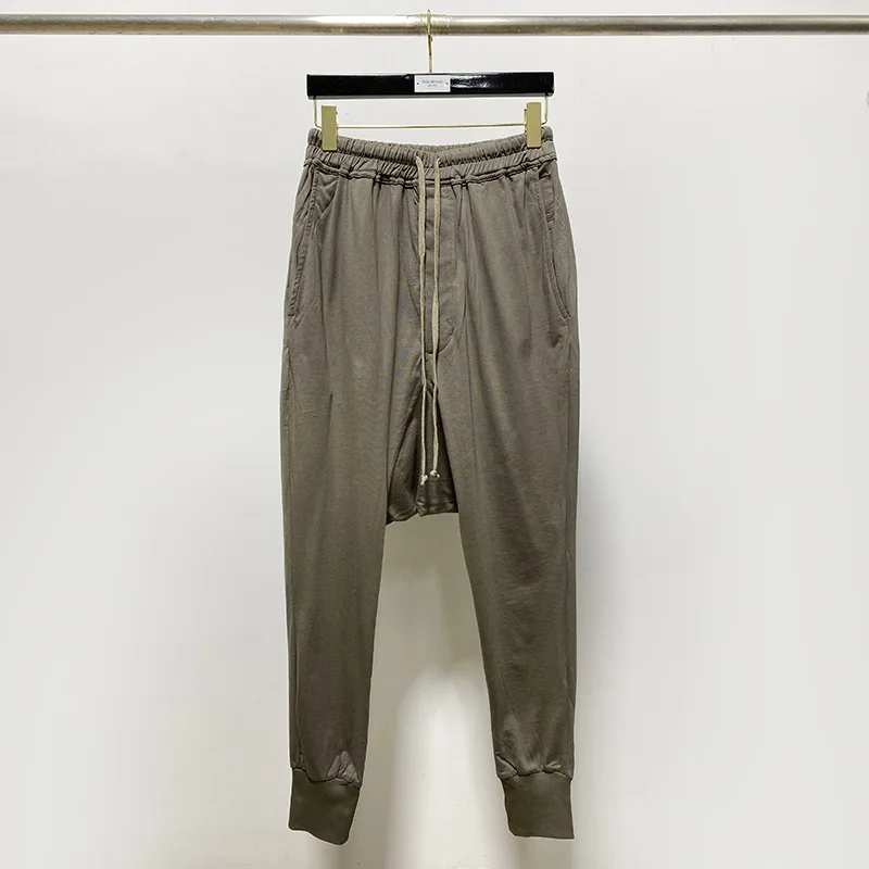 

Summer New Men Trousers Khaki Versatile Men's Pants Casual Harem Pants Loose Pants Drop Crotch Pants Men's Clothing