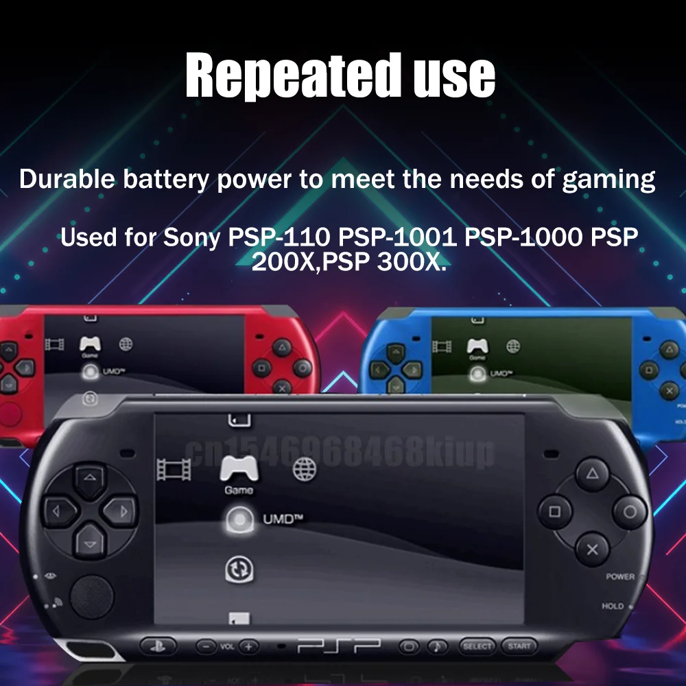 3.6V 1800mAh Lithium Rechargeable Battery For SONY PSP-110