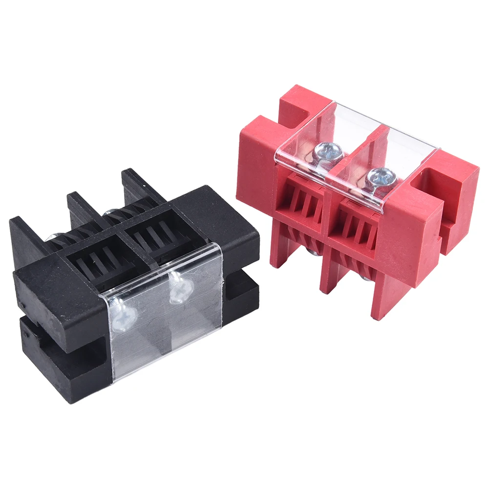 

2PCS 100A Energy Storage Connector Terminal Block Pure Copper High Current Parts Electrical Equipment Parts Accessories