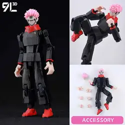 Jujutsu Kaisen Fushiguro Toji Shapeshifting Anime Action Figure Ornament Gift (Yuji Sukuna Mode)
