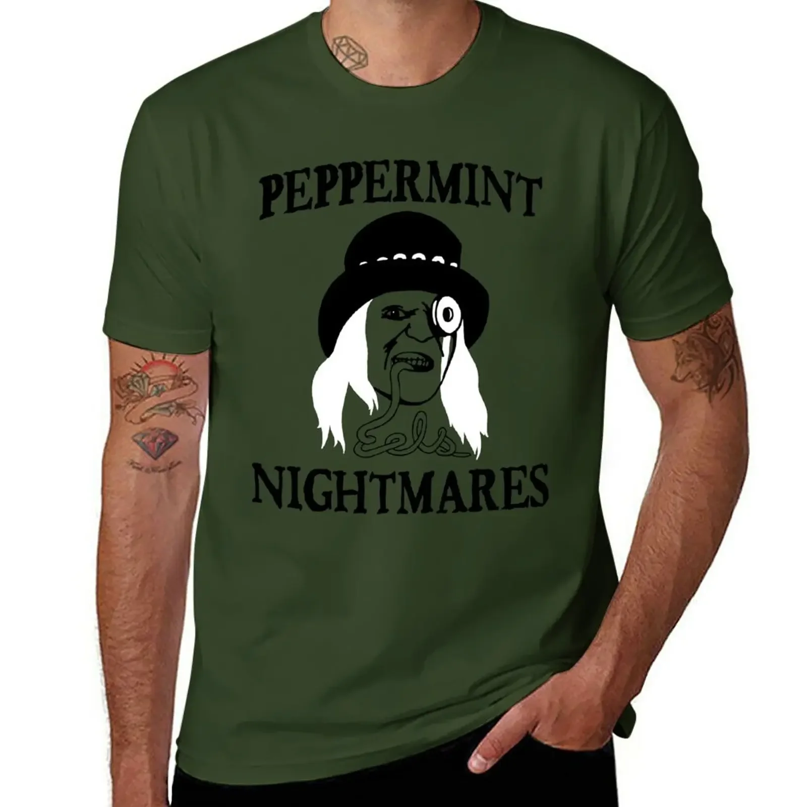 

Peppermint Nightmares T-Shirt funnys hippie clothes funny t shirts for men