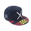 New embroidered X baseball cap Outdoor Sun Block dance hat Hip Hop flat brim hat 3