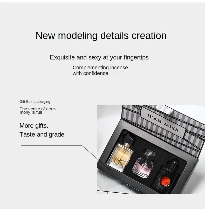 30ML Women’s Perfume 3-Piece Gift Set with Luxury Bottles and Fine Mist Spray, Fresh Fl... - SKU PGBB1934 - UGI Packaging