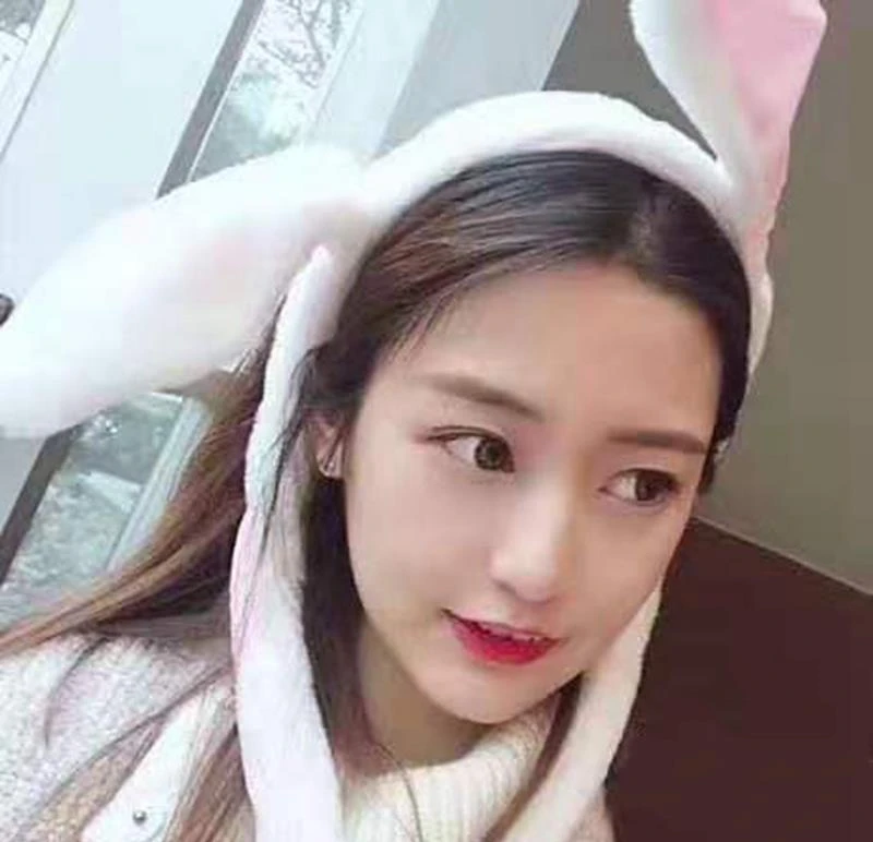 Rabbit Hat With Moving Ears Bunny Hat Ears Warm Plush Sweet Cute Airbag Cap Moving Bunny Ears Headband Hat Funny Bunny Ear Hat men skully