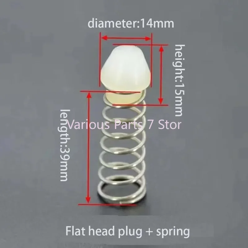 Pneumatic Wrench Accessories 12 Small Wind Cannon Intake Valve Spring Thimble Plug 100pcs p75 a3 spring test probe pogo pin p75 a 1 50mm cup tip head nickel plated 1 02mm thimble pcb test tool pogo pin 16 5mm