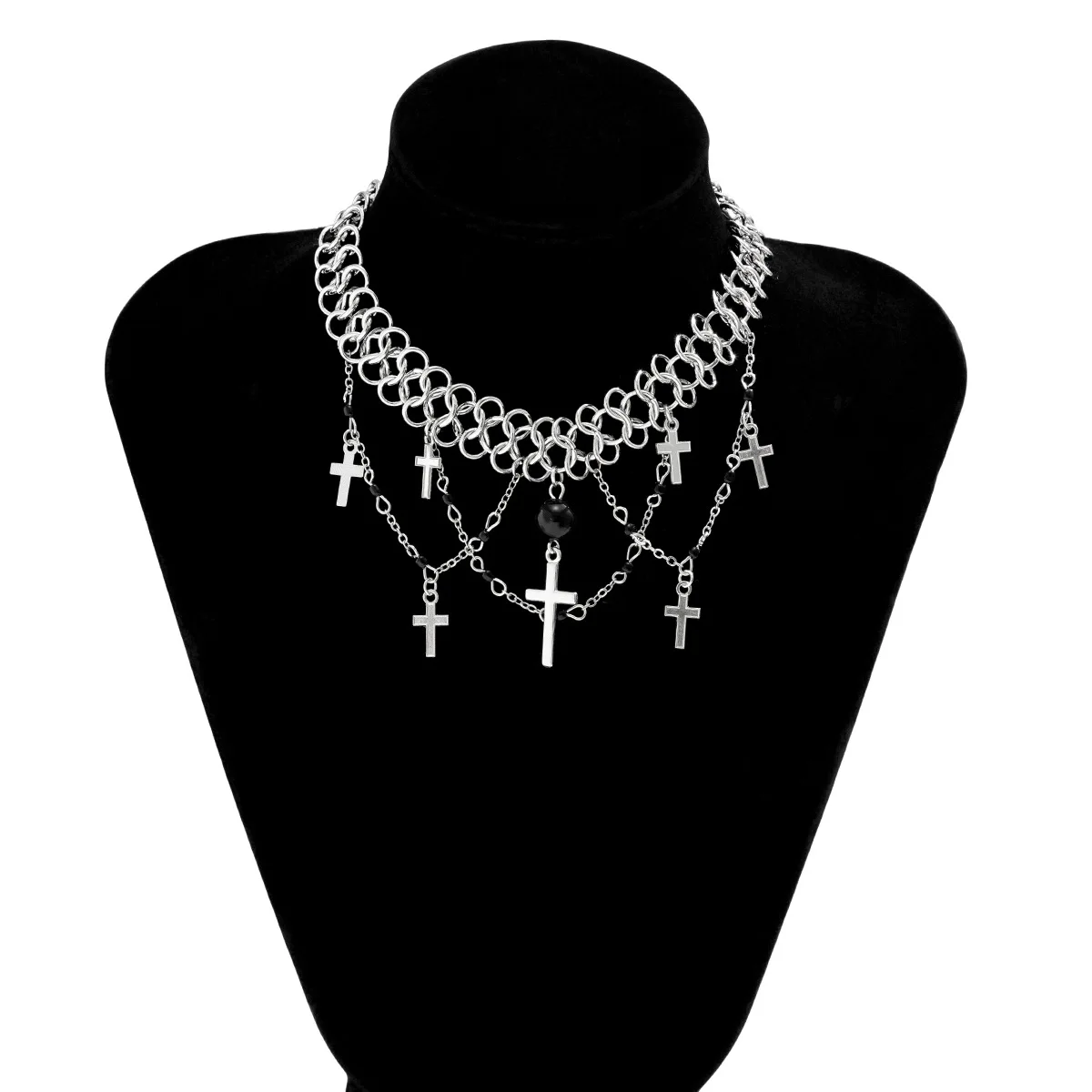 Рисунок 6 - Женское ожерелье с подвеской-крестом в стиле панк
