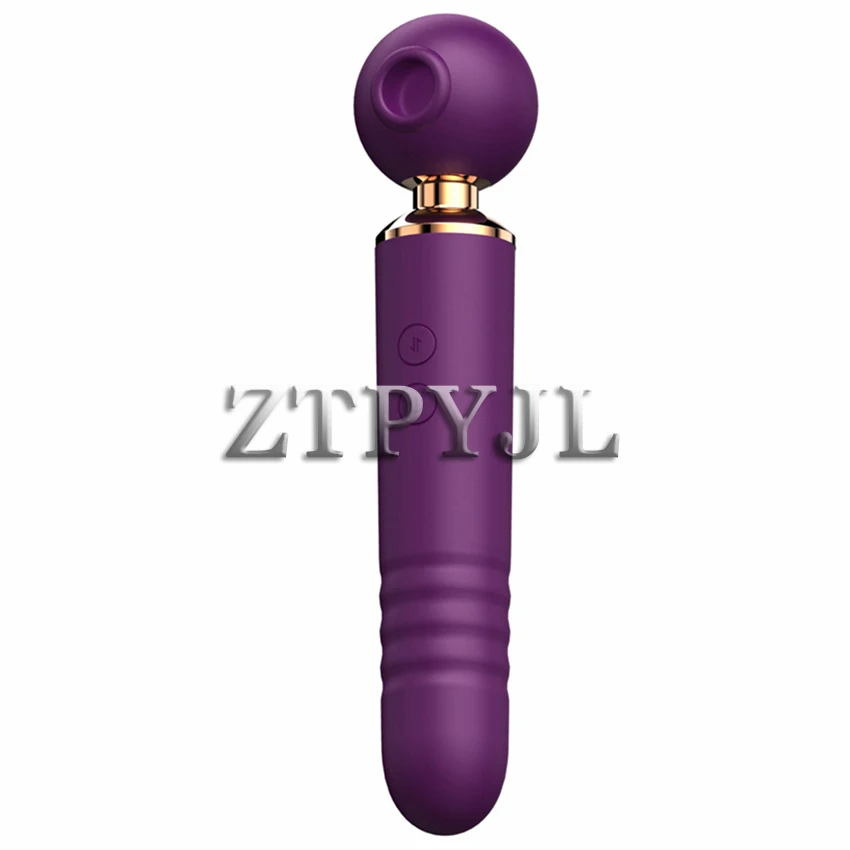 Vibradores 3 in 1 Thrusting Vibrators Magic Wand Mujer Beating Clitoris G Spot Massage Sex Toys Clit Sucker Vibrator For Women