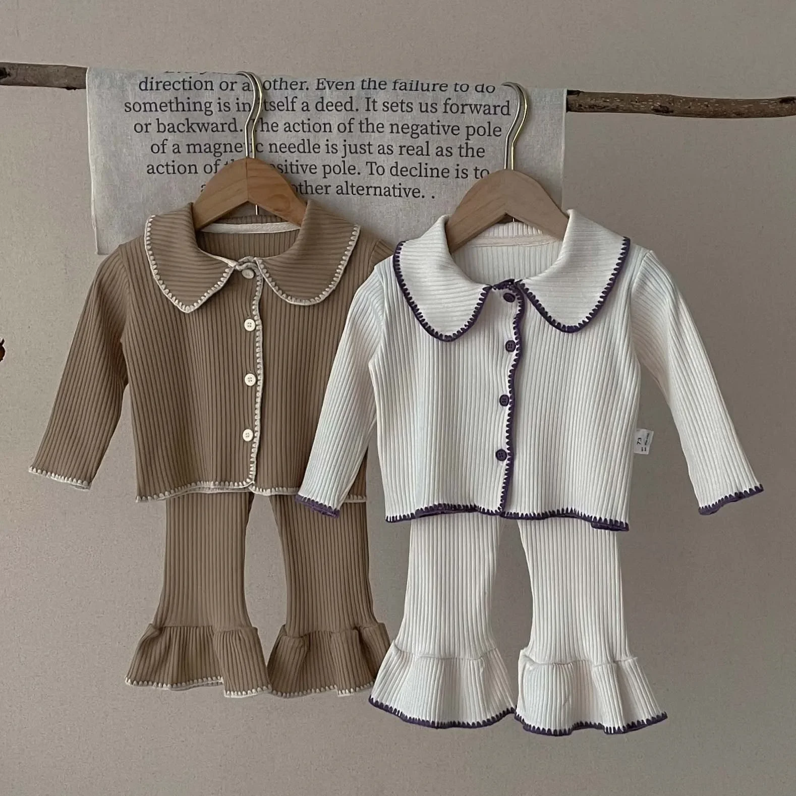 봄 가을  세트  여아 니트 세트  가디건 바지 투피스 세트   옷 세트