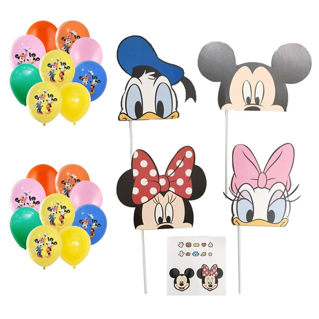 Disney Mickey Mouse Kid Favor 1st Birthday Party Diy Decor Banner Ballons Decor  Birthday Party Disposable Tableware Supplies - Party & Holiday Diy  Decorations - AliExpress