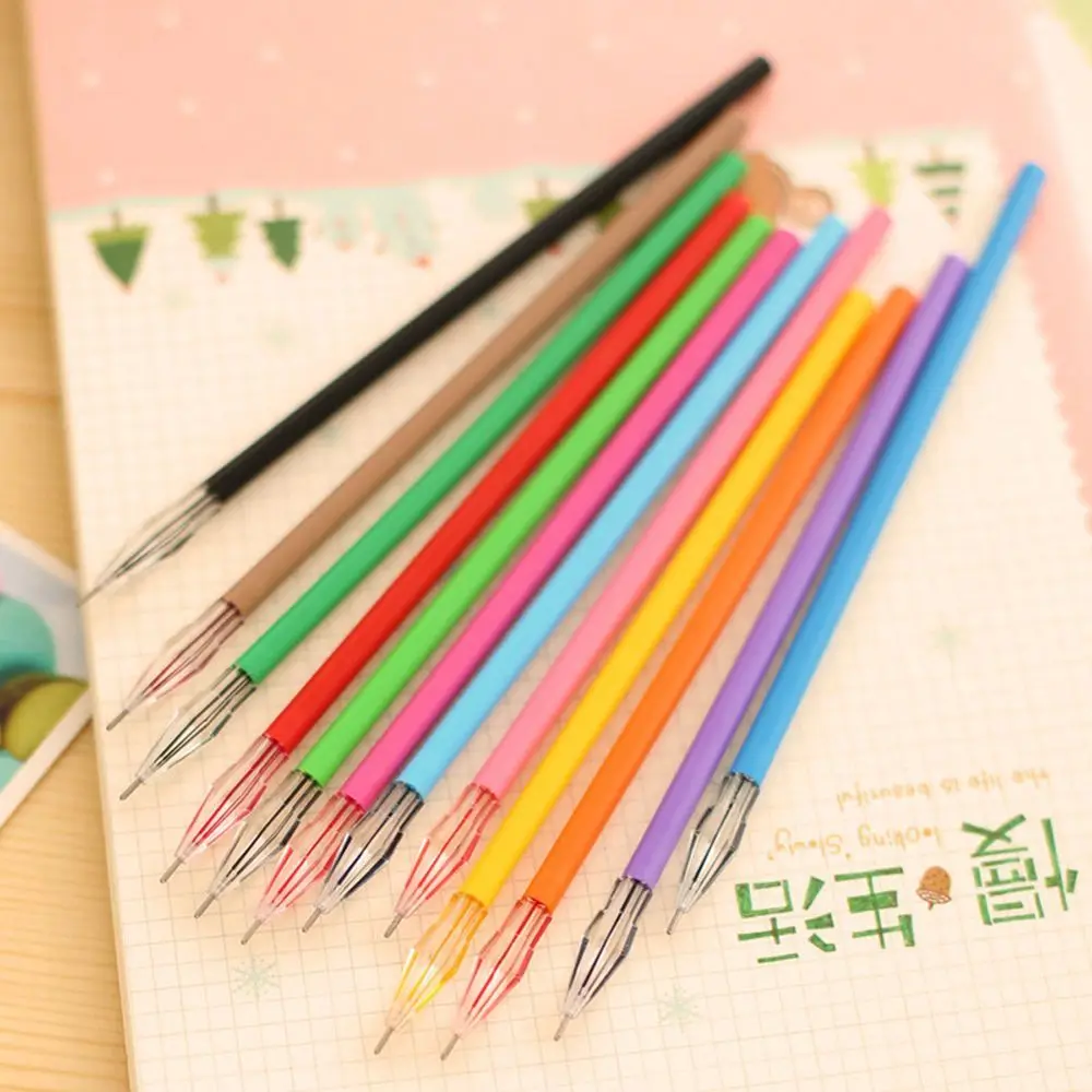 

12 Pcs Gel Pen Direct Cute Core 0.38mm School Stationery Gel Pen Refill Diamond HeadCartridge Neutral Pen Refill Pen Refills