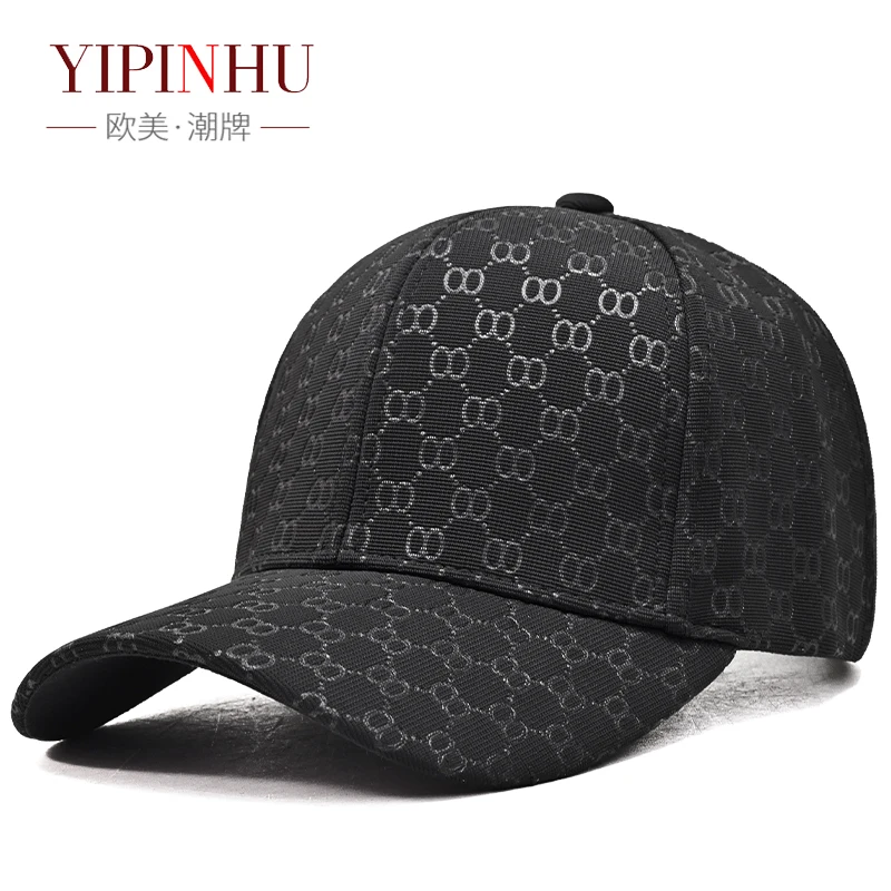 

Hat male seasons cotton black baseball cap male sunshade cap male comfortable leisure fashion printing joker