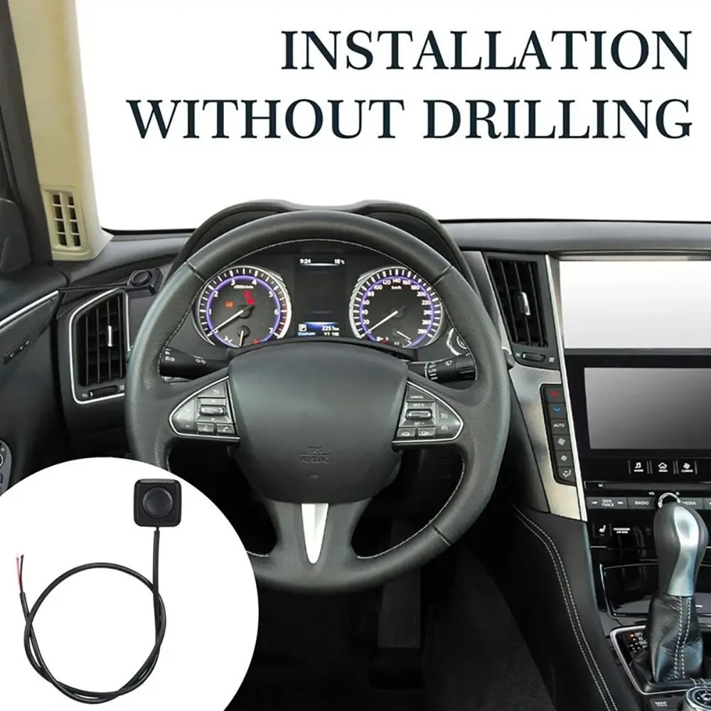 자동차 용품 미니 순간 푸시 버튼 접착식 12V 미니 버튼 스위치 DIY ON OFF 버튼