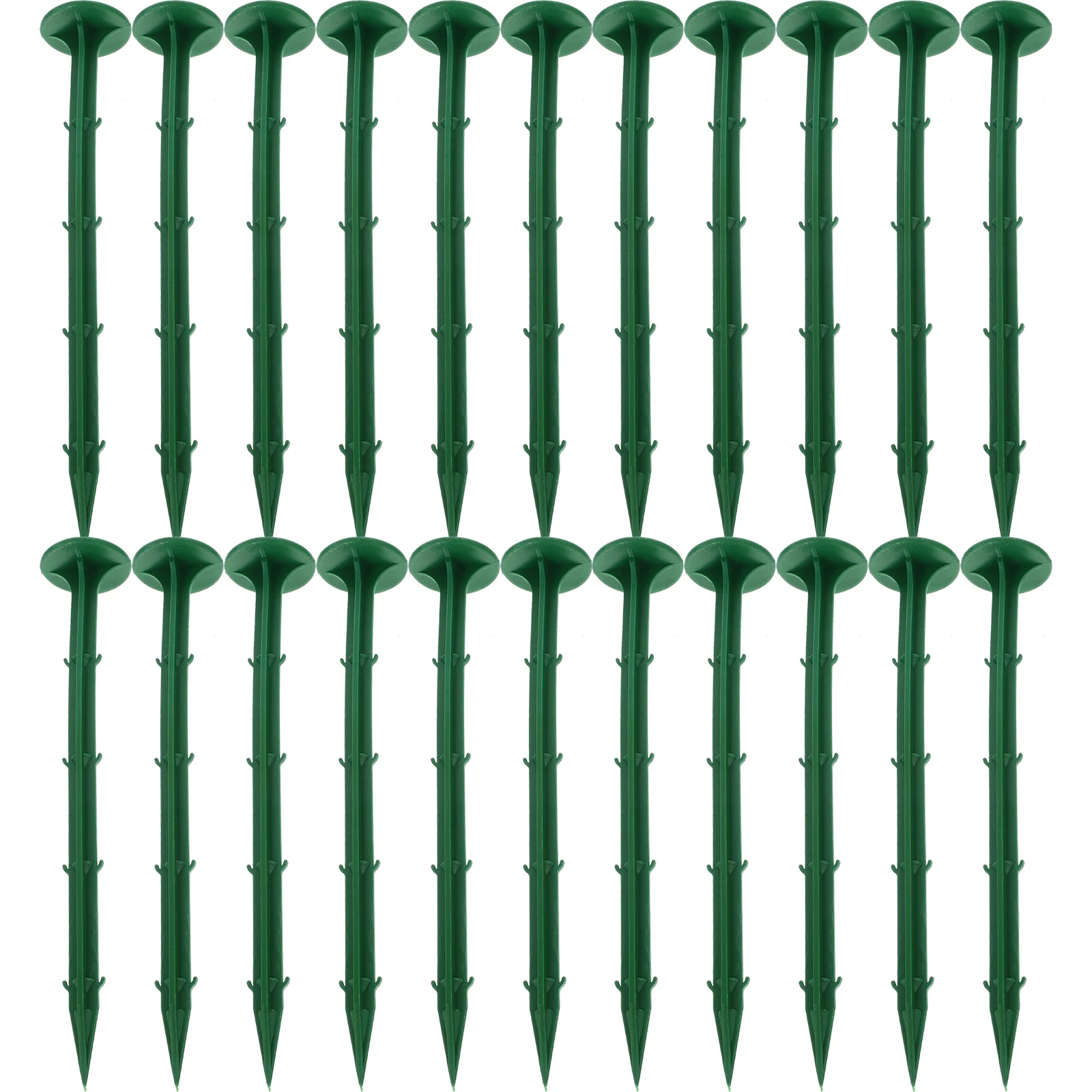 

100 Pcs Orchard Greenhouse Nails Garden Fabric Stakes Plant Floor Landscaping Tarp for Plants Plastic Landscape Yard Tents