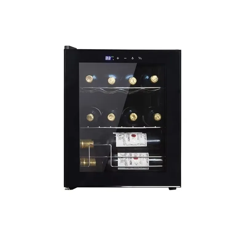 Mini Electric 48-Liter Wine Fridge Cooler Small Size Wine & Beverage Cellar Bar Cabinet