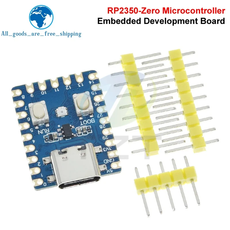 1/3PCS RP2350-Zero Mini-Entwicklungsboard RP2350 Basierend auf Raspberry Pi RP2350A Dual-Core mit integriertem 520KB 4MB Flash Type-c USB