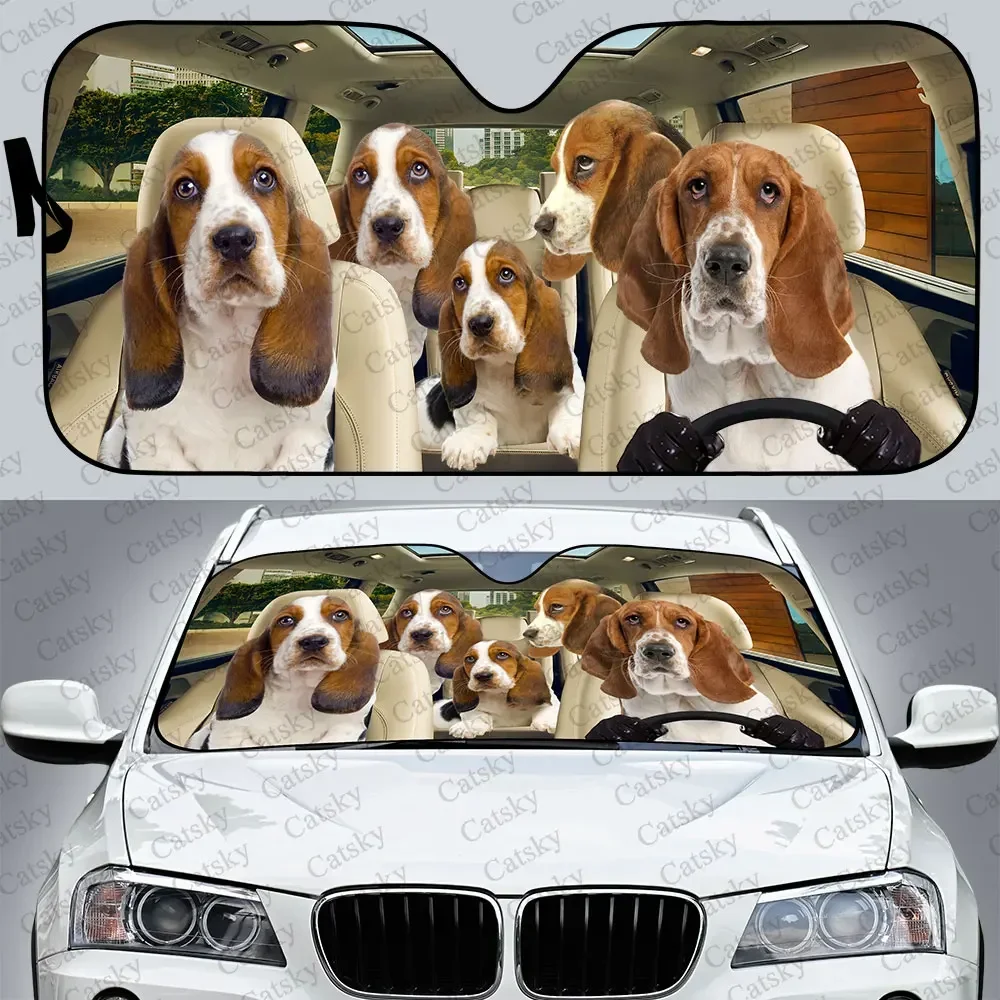 basset-hound-car-sunshade-uv-sun-shield-for-windshield