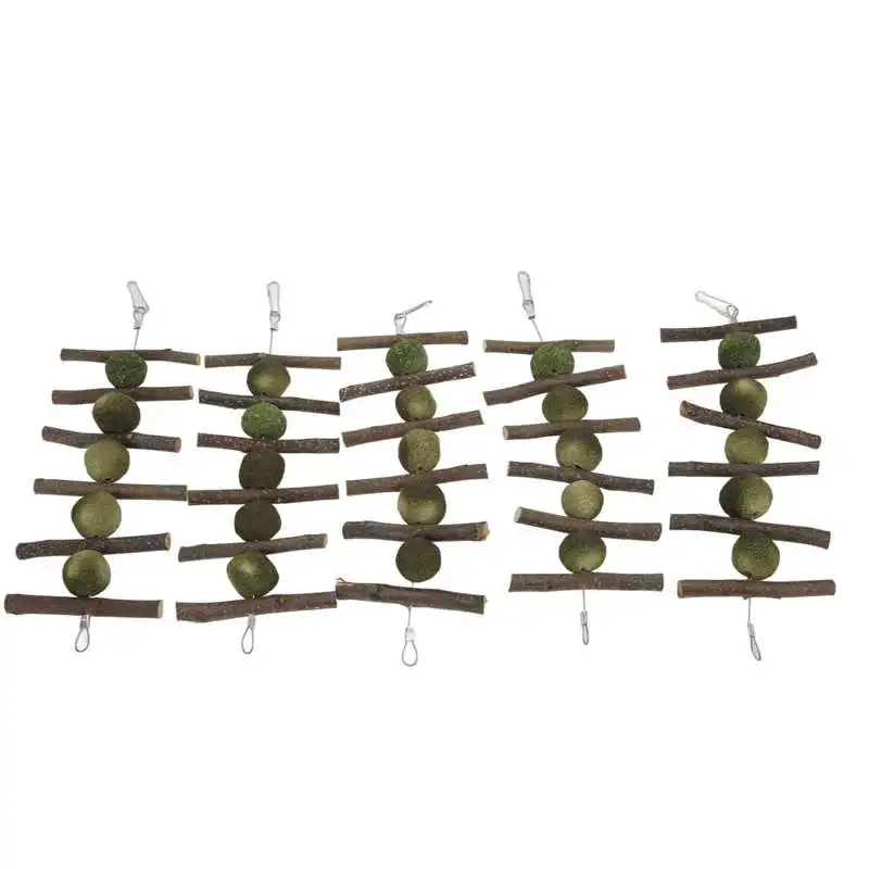 

Natural Wood Grass Ball String Bunny Chew Toys Conducive To Digestion for Rabbits