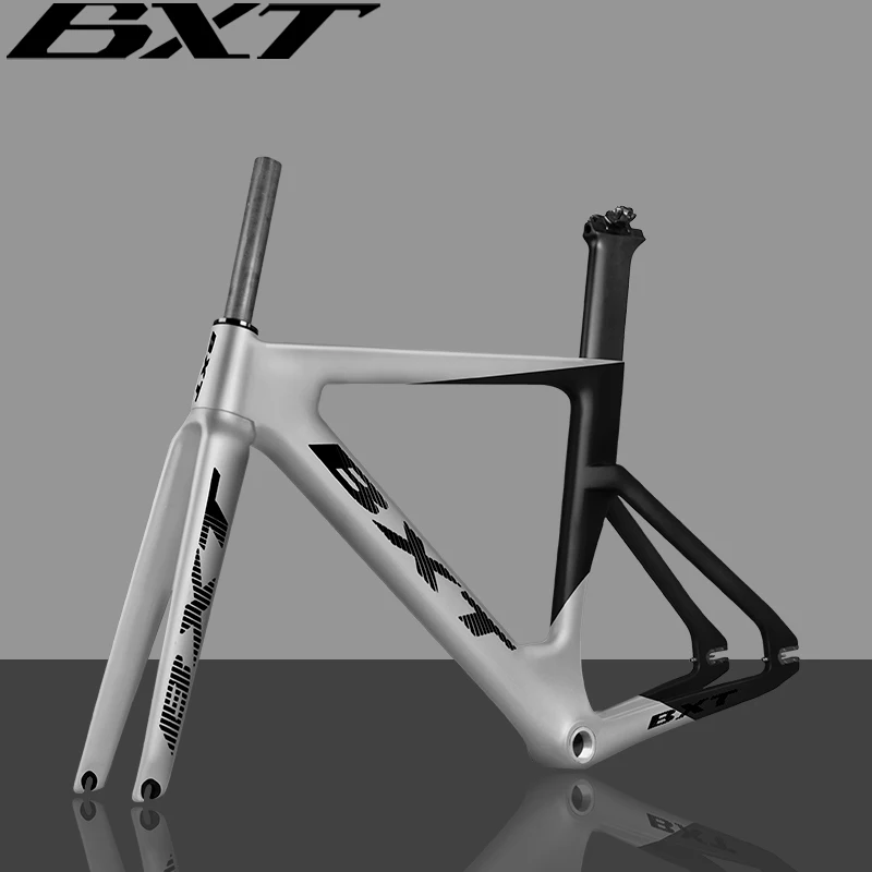 Carbon Track Frame Carbon BSA Fiber Racing Tracking bike Frameset Fixed Gear bike frame 120*9mm rear tail hook Bicycle Parts