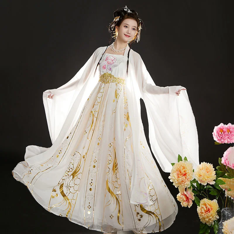 golden sun china dress Fish Tail Qipao 2023 New Long Chinese Style Golden Walk Show Annual Evening Dress Long sleeved Sexy