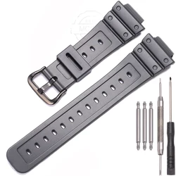 16mm Resin Strap with Pin Buckle - Durable and Stylish Band Bracelet - 16mm (Black  B)