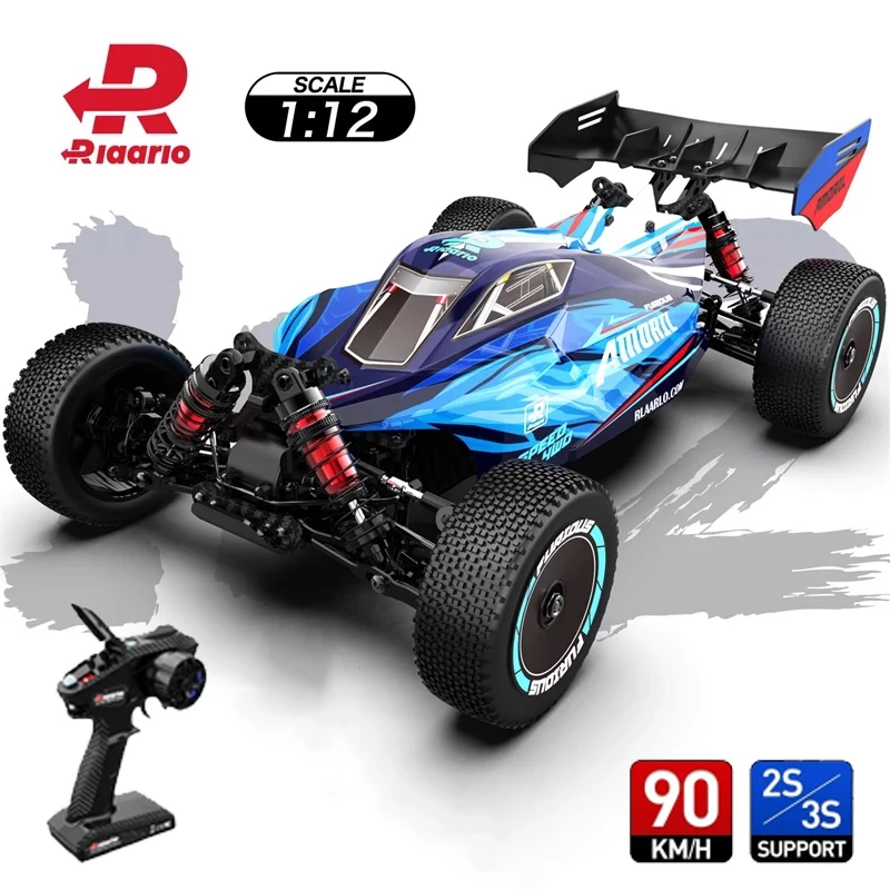 

Relaro Am-x12 Remote Control Car Drift Car 4x4 Racing Off-road Vehicle 1:12 Brushless Carbon Fiber Racing Rc Car Boy Toy