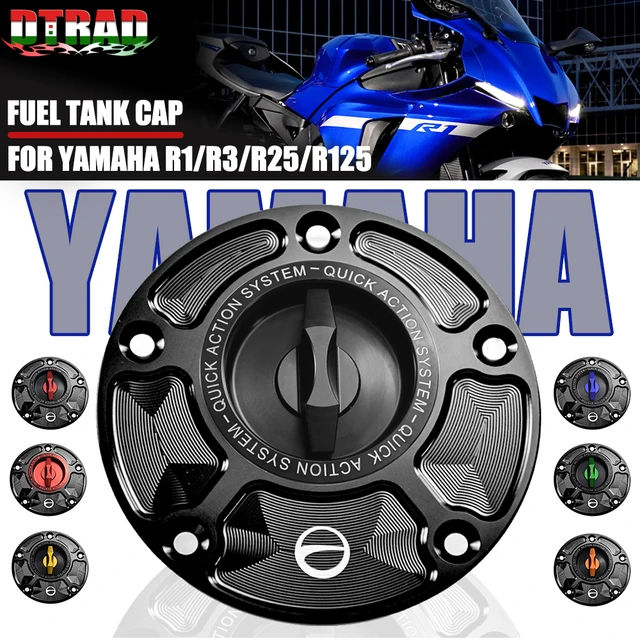 Motorcycle Fuel Tank Cap For YAMAHA R1 R1M R3 R6 YZF R15 V3 R25