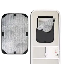 Housse de Protection solaire pour fenêtre de camping car, 25.5x16 pouces, étanche à la poussière, Opaque, anti uv, Protection solaire, camping car 