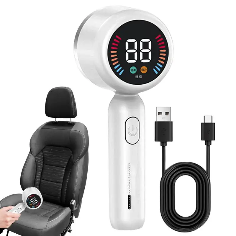 의류용 USB 충전식 저소음 린트 리무버, 가정용 원단 제모기, 대용량 배터리 포함