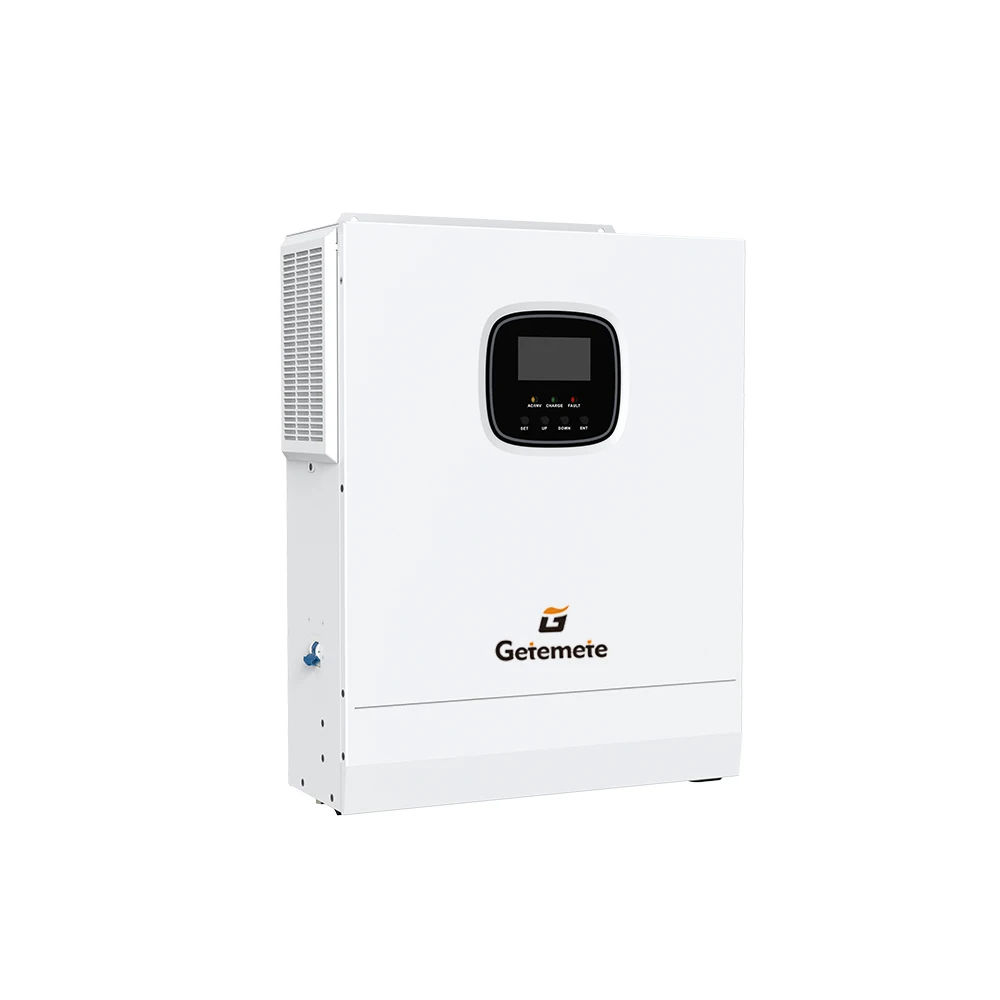 게테메테 맥스 PV 입력 전압 500VDC 하이브리드 인버터 5KW 48V 110/120VAC MPPT 80A 순수 사인파 태양광 충전기 IP20 보호